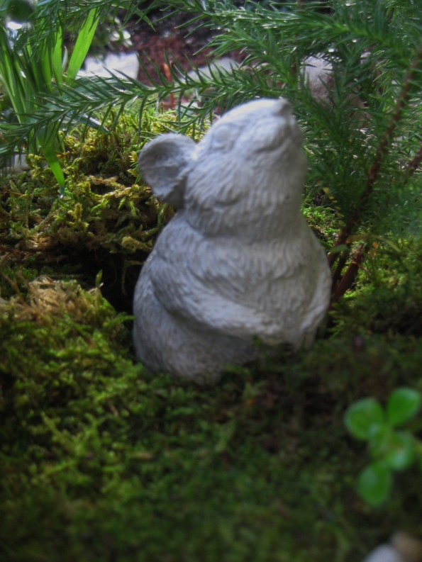 Giant mouse in thegarden